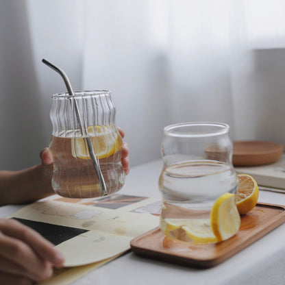 High borosilicate glass cup