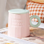 Morandi contrast color mug£¨Cup + lid + spoon£©