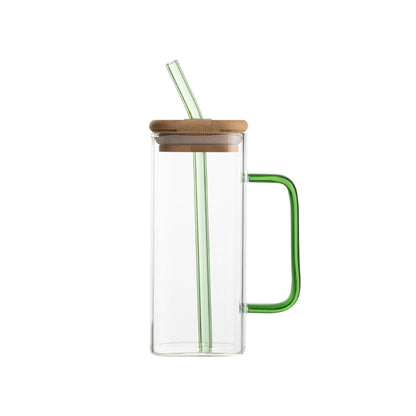 Square glass with handle