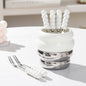 Pearl glaze honey jar fruit fork storage jar
