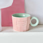 Cream ins contrast color mug