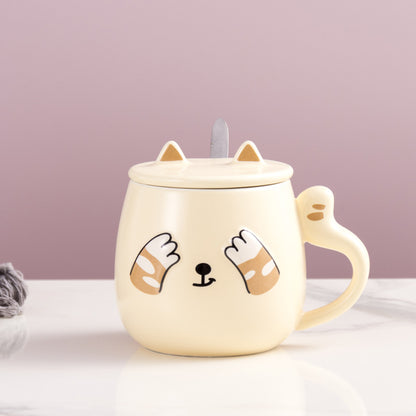 Creative cute three-dimensional cat mug