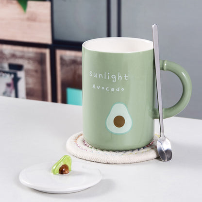 Creative summer fruit colorful mug