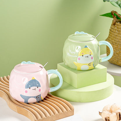 Cartoon little dinosaur mug