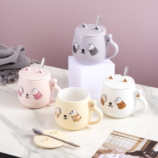 Creative cute three-dimensional cat mug