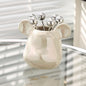 Personalized Bear Fruit Fork Ceramic Storage Jar