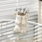 Personalized Bear Fruit Fork Ceramic Storage Jar