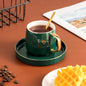 Simple Nordic coffee cup and saucer
