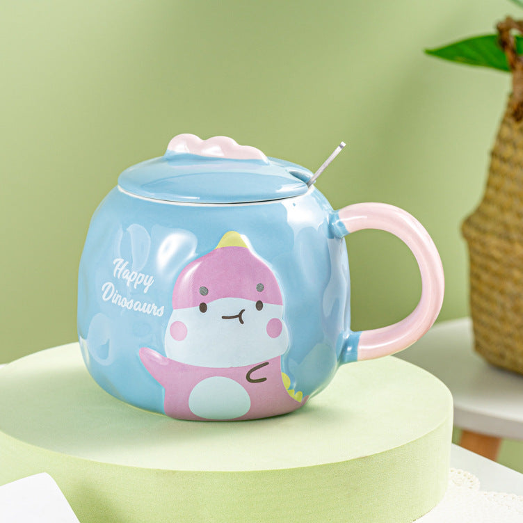 Cartoon little dinosaur mug