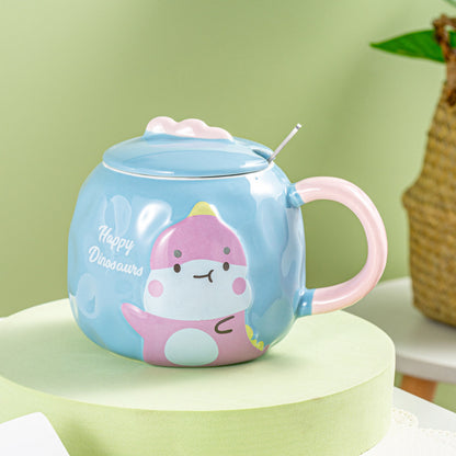 Cartoon little dinosaur mug