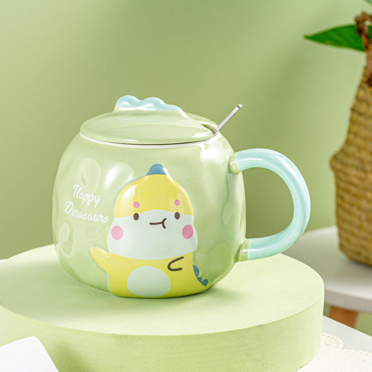 Cartoon little dinosaur mug