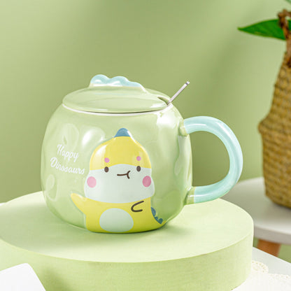 Cartoon little dinosaur mug