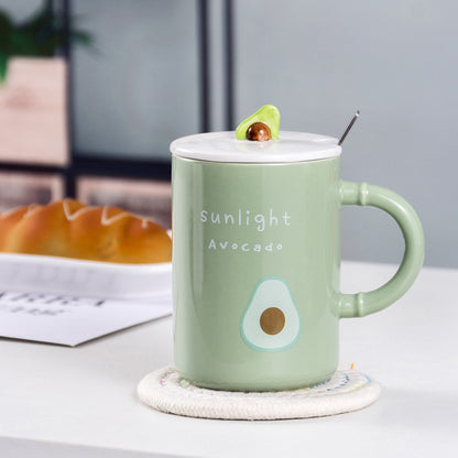 Creative summer fruit colorful mug