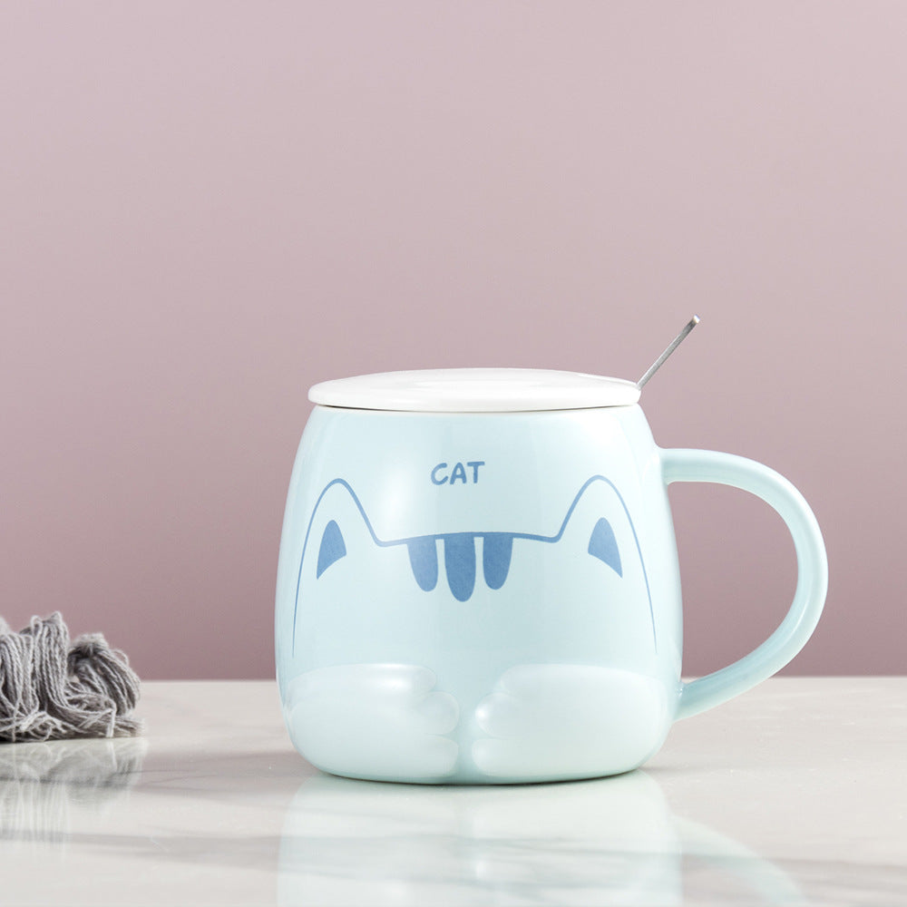 Shy little animal cute ceramic cup
