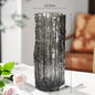 Frozen glacier glass vase