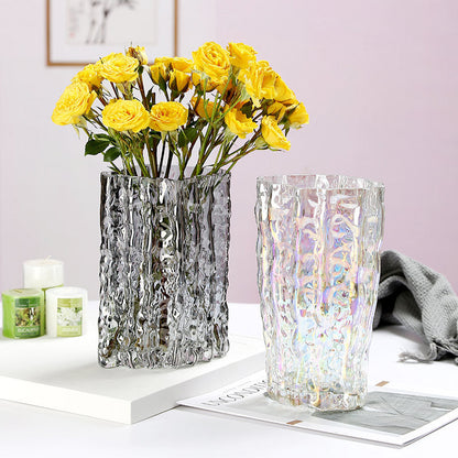 Extremely frozen glacier vase