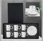 electroplating coffee cup and saucer set